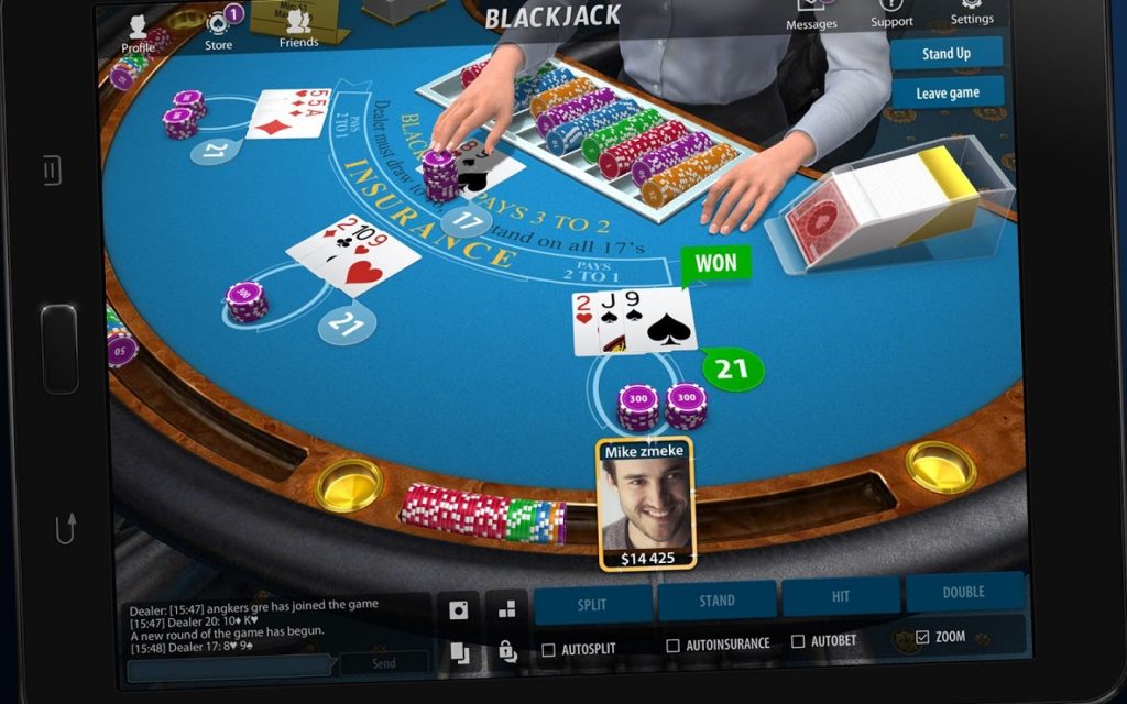 Blackjack mobile